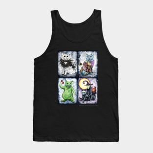 Nightmeow Before Hiss-tmas Halloween Cat Tank Top